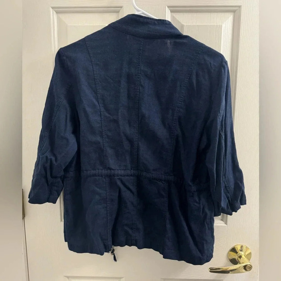 Christopher and Banks Petite 3/4 length sleeved jacket - Picture 5 of 6